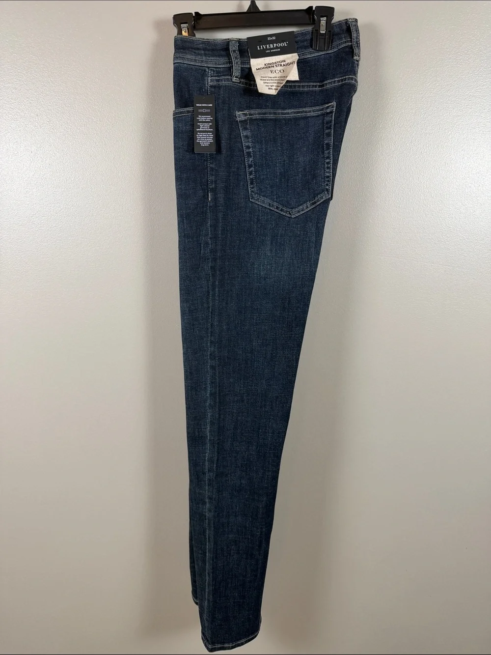 Liverpool Dark Blue Modern Straight Jeans